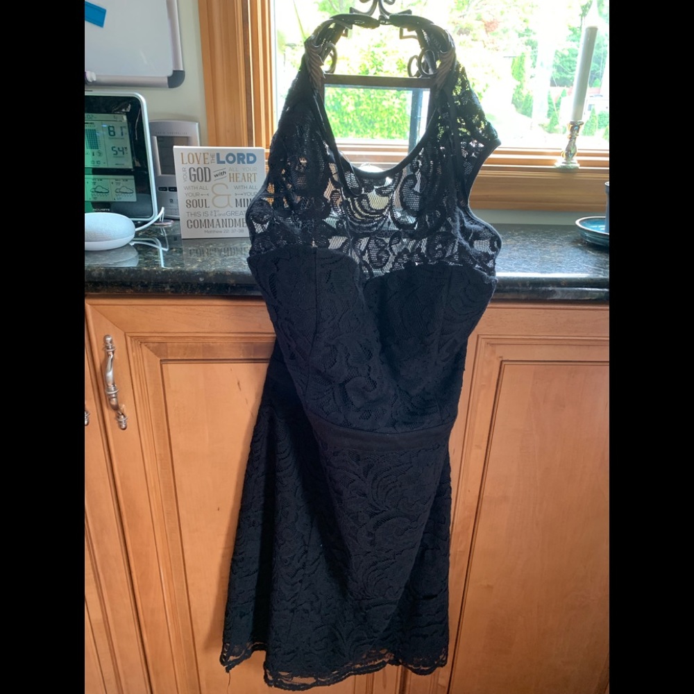 Black Lace Dress.